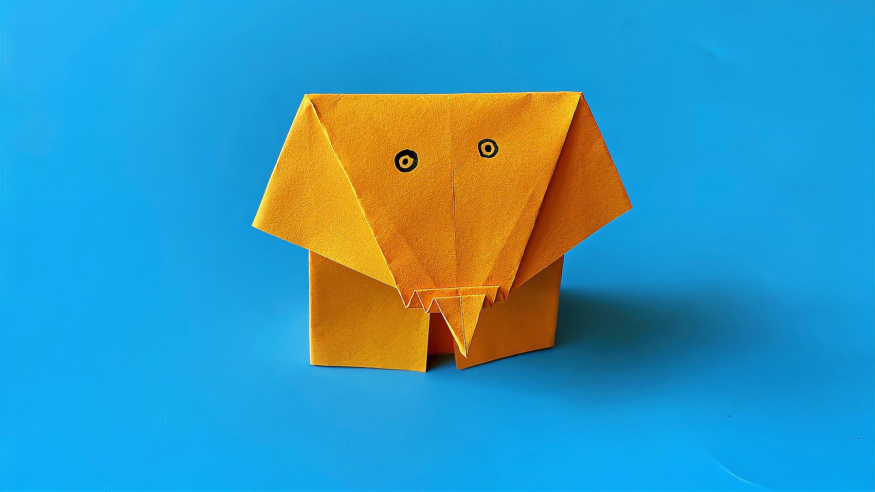 折纸小象视频教程简单易学儿童折纸