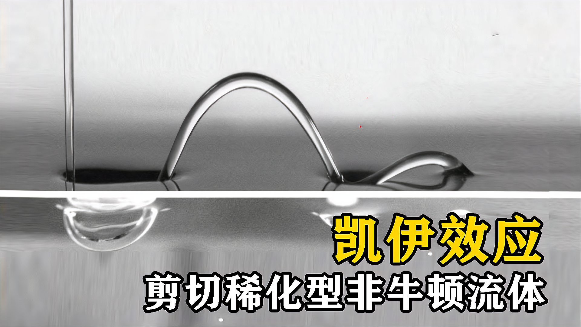神奇的凯伊效应遇强则强的非牛顿流体为何下落时会反弹
