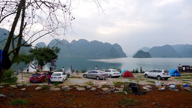 广西百色渠洋湖人称小桂林不输漓江暑假亲子游首选露营地