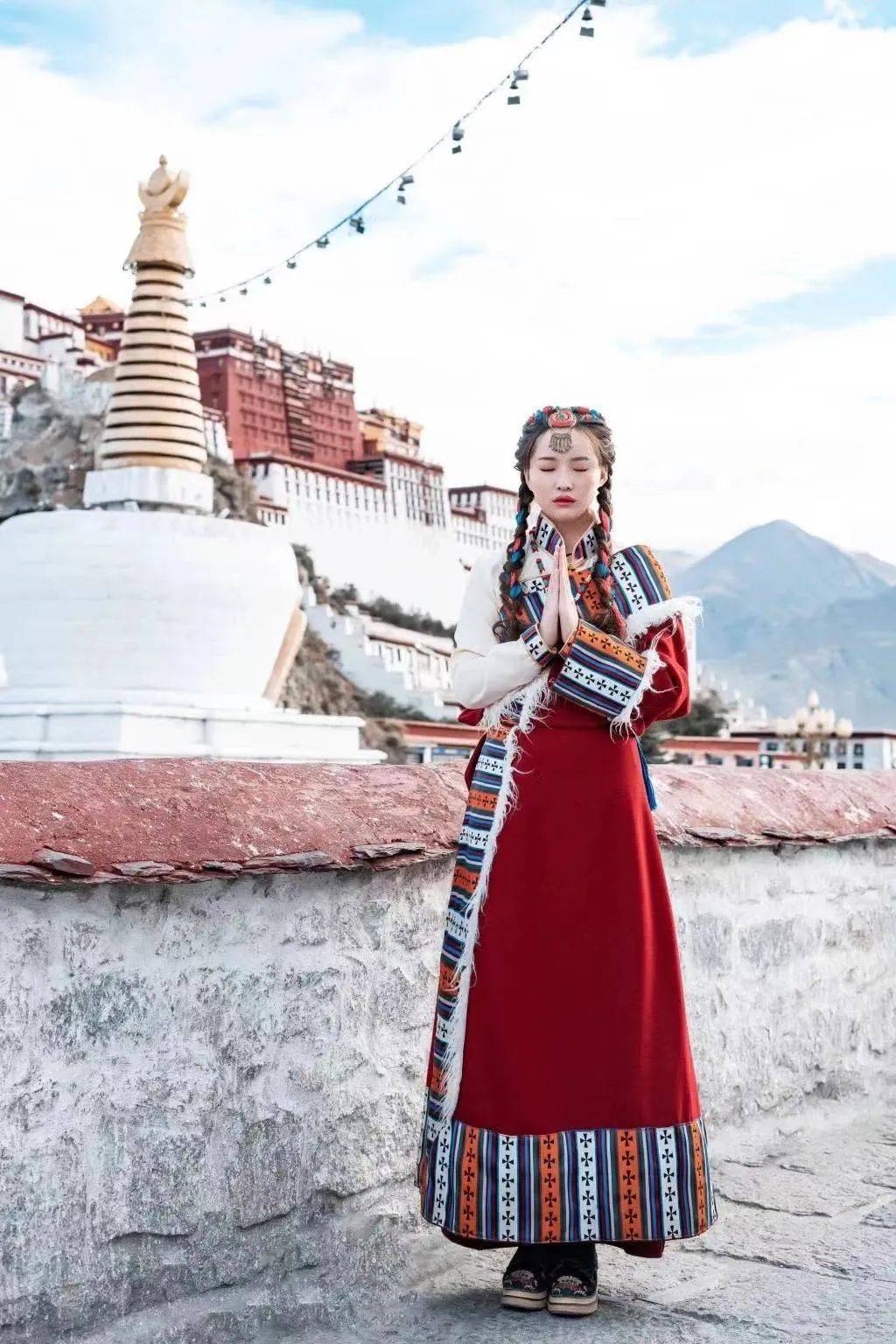 大量美图教你打卡angelababy同款西藏旅拍