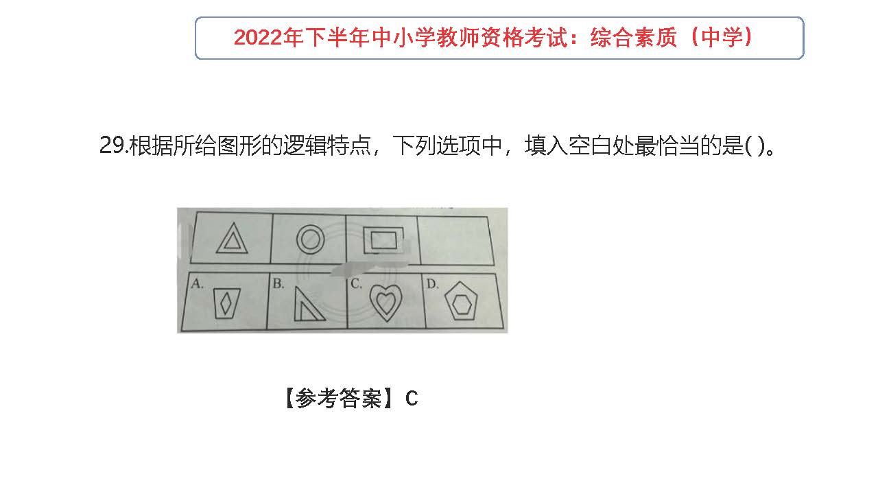 2022年下半年教师资格考试真题