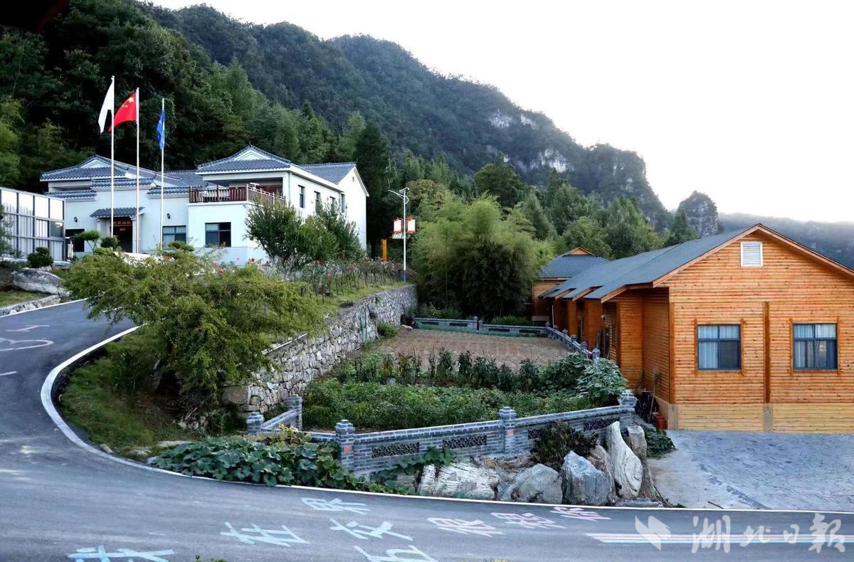 保康车峰坪村能人带动美丽提速