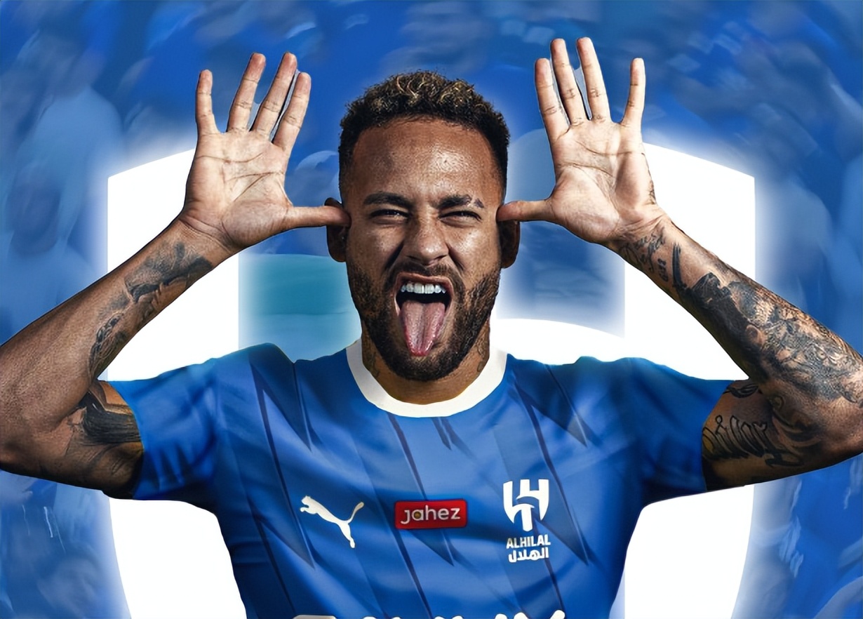 官宣内马尔加盟沙特豪门利雅得新月签约2年转会费1亿欧元